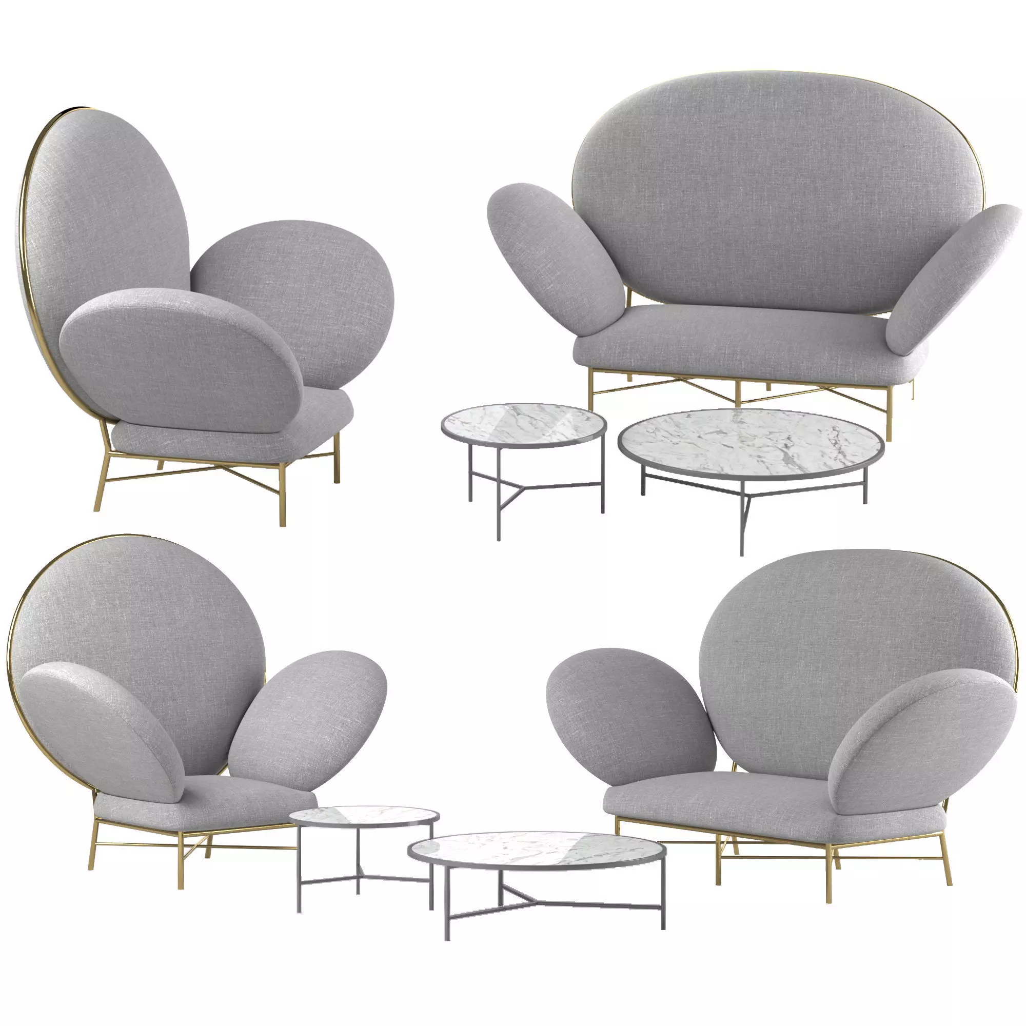 Stay Sofa by Nika Zupanc 3D model_0