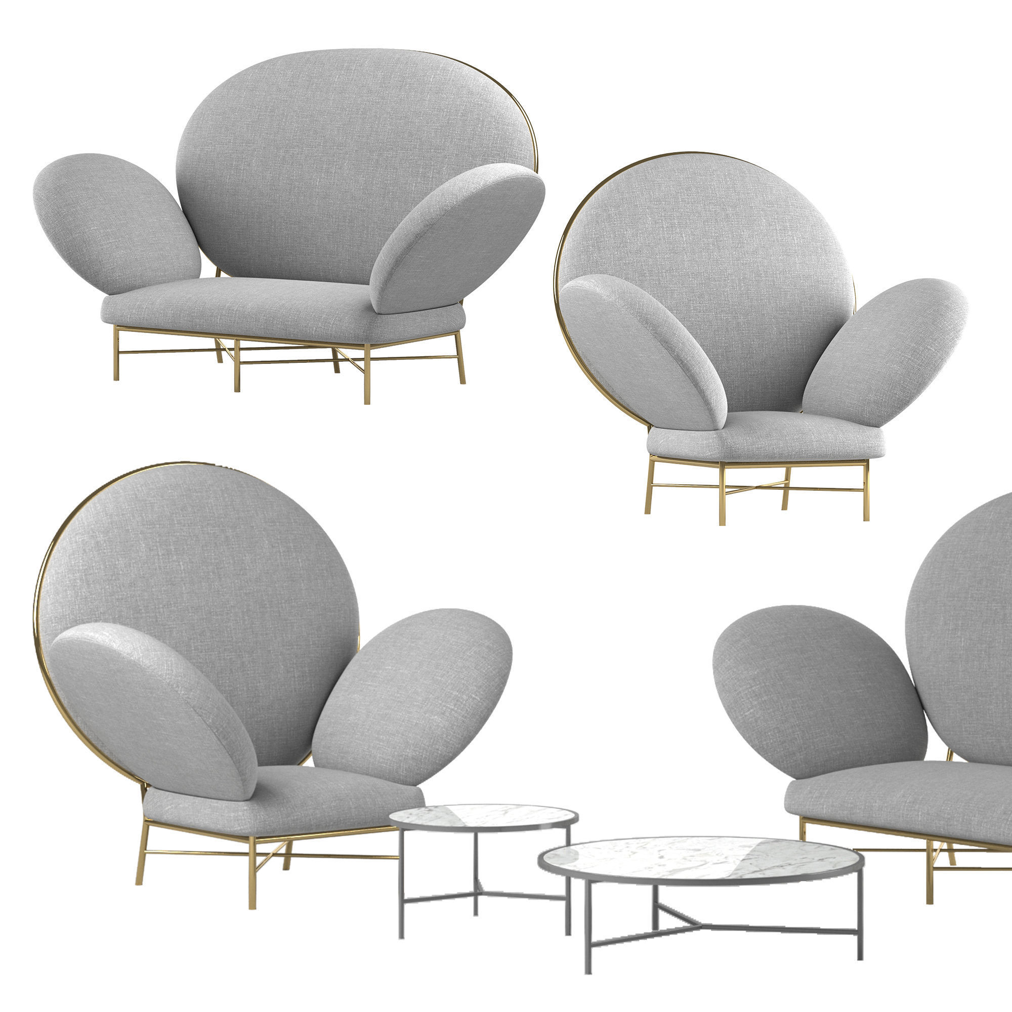 Stay Sofa by Nika Zupanc 3D model_1