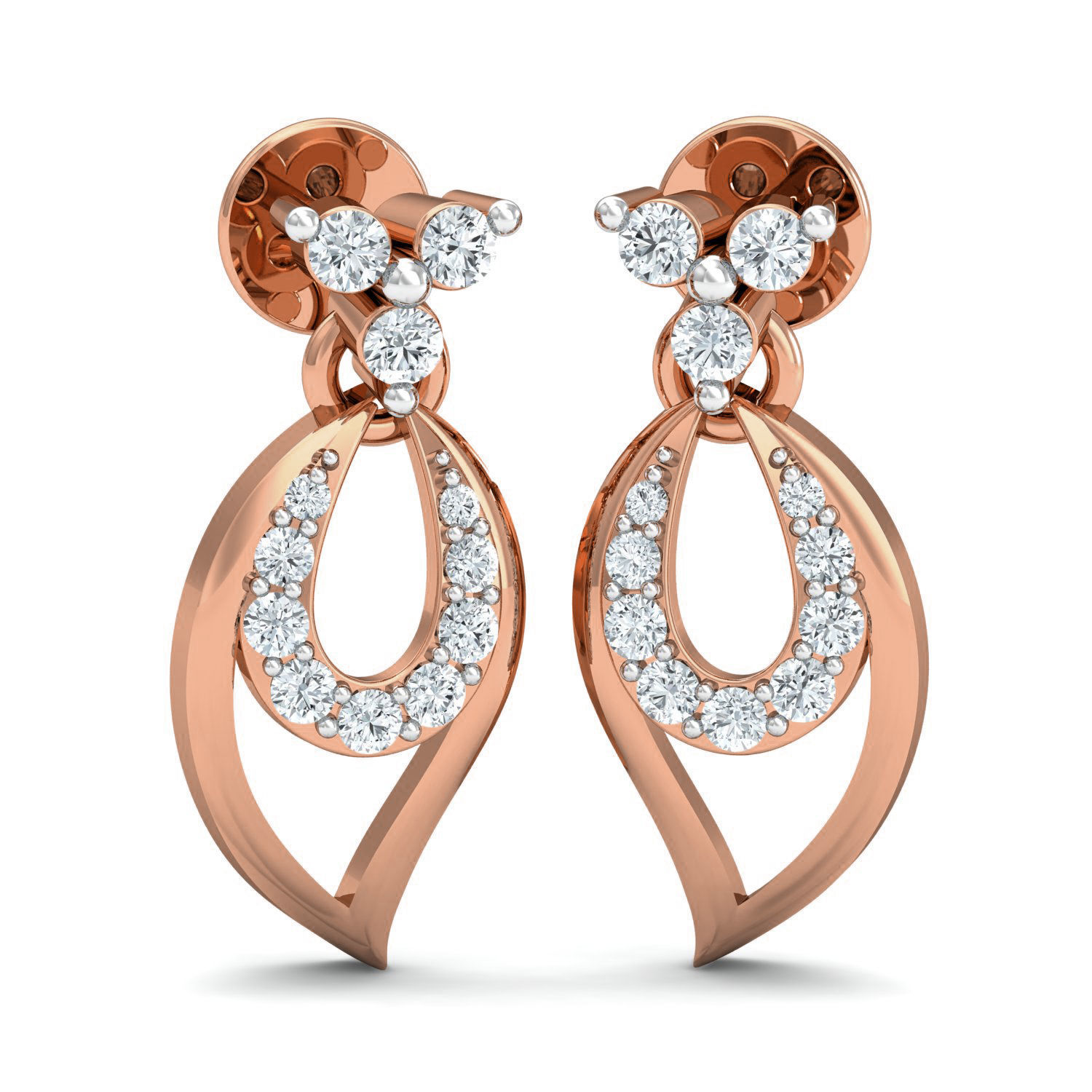 Women necklace-earrings set 3dm stl render detail 3D print model_1