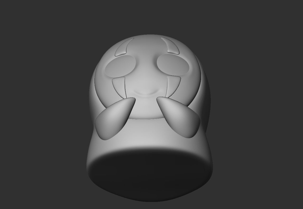 Kaonashi Christmas Tree Ornament 3D print model_5