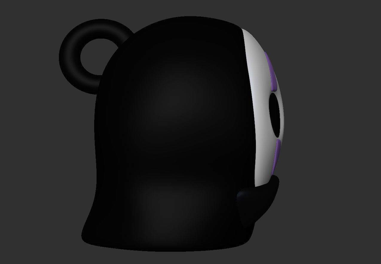 Kaonashi Christmas Tree Ornament 3D print model_12