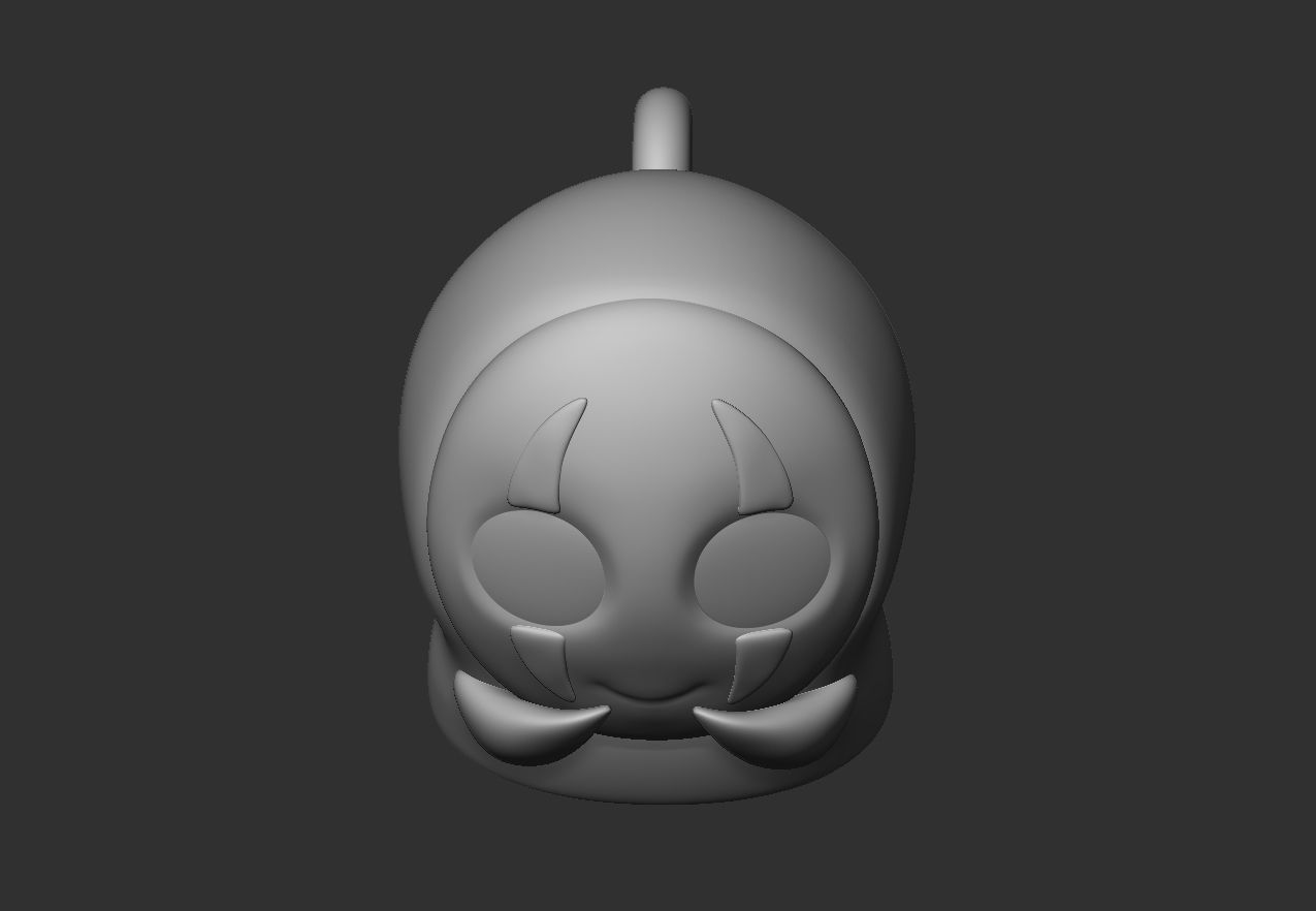 Kaonashi Christmas Tree Ornament 3D print model_6