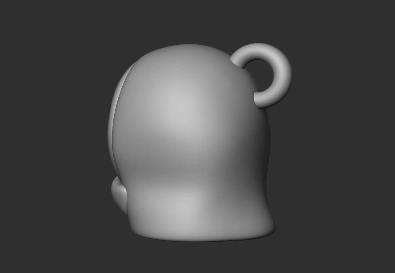 Kaonashi Christmas Tree Ornament 3D print model_7