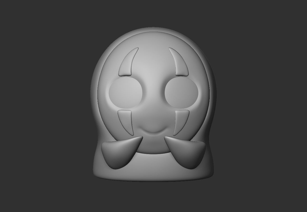 Kaonashi Christmas Tree Ornament 3D print model_11