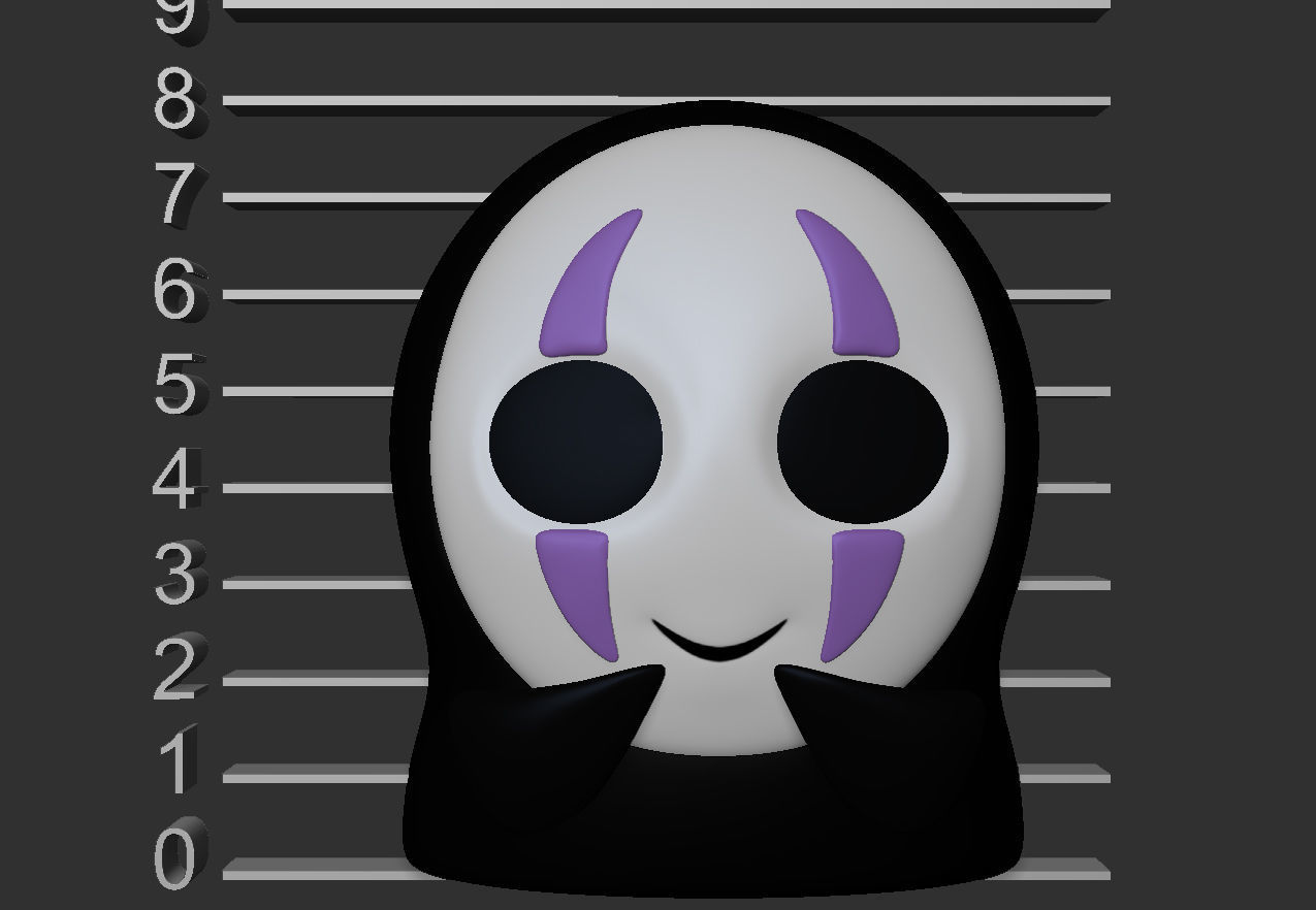 Kaonashi Christmas Tree Ornament 3D print model_1