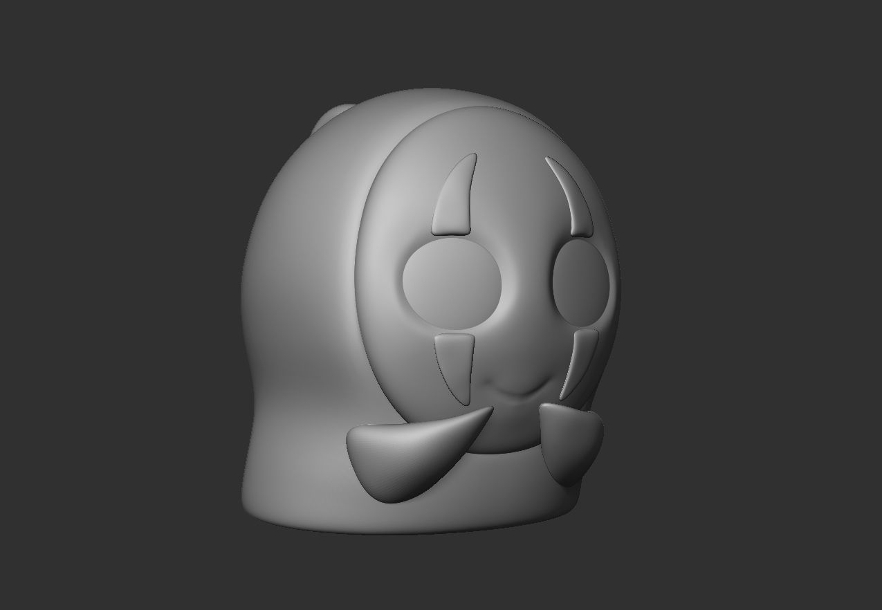 Kaonashi Christmas Tree Ornament 3D print model_10