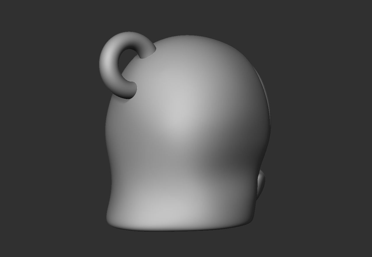 Kaonashi Christmas Tree Ornament 3D print model_9