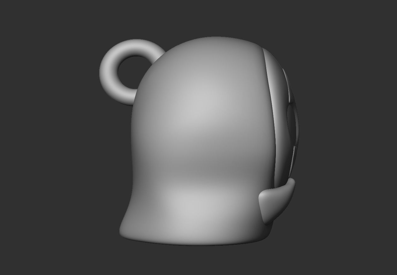 Kaonashi Christmas Tree Ornament 3D print model_4