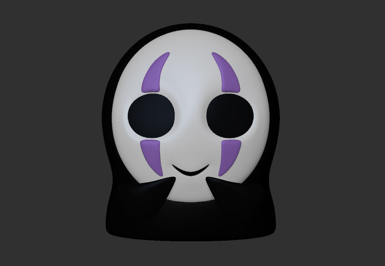 Kaonashi Christmas Tree Ornament 3D print model_13