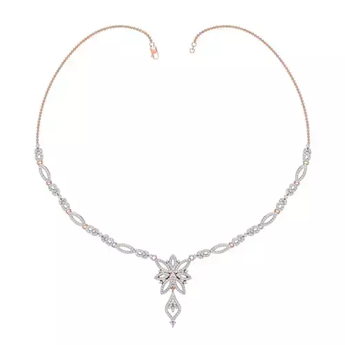 Women necklace-earrings set 3dm stl render detail 3D print model