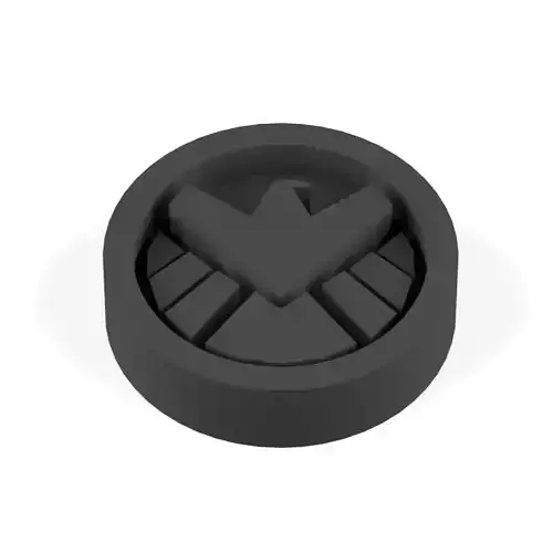 3D Marvel heroes logo for board game and Keychain 05 3D print model