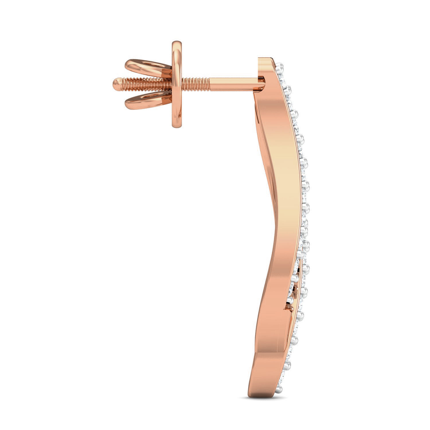 Women necklace-earrings set 3dm stl render detail 3D print model_4