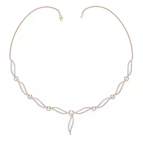 Women necklace-earrings set 3dm stl render detail 3D print model