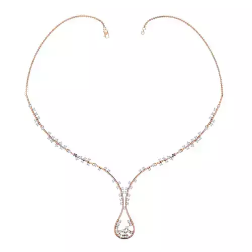 Women necklace-earrings set 3dm stl render detail 3D print model