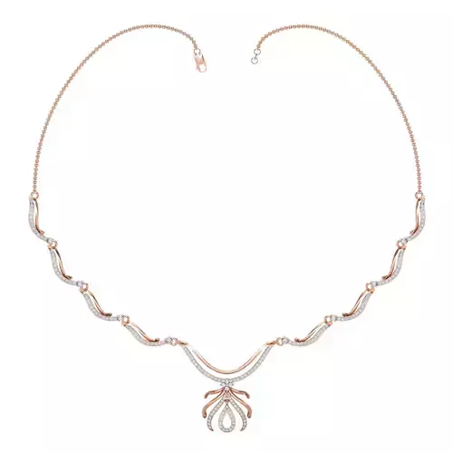 Women necklace-earrings set 3dm stl render detail 3D print model