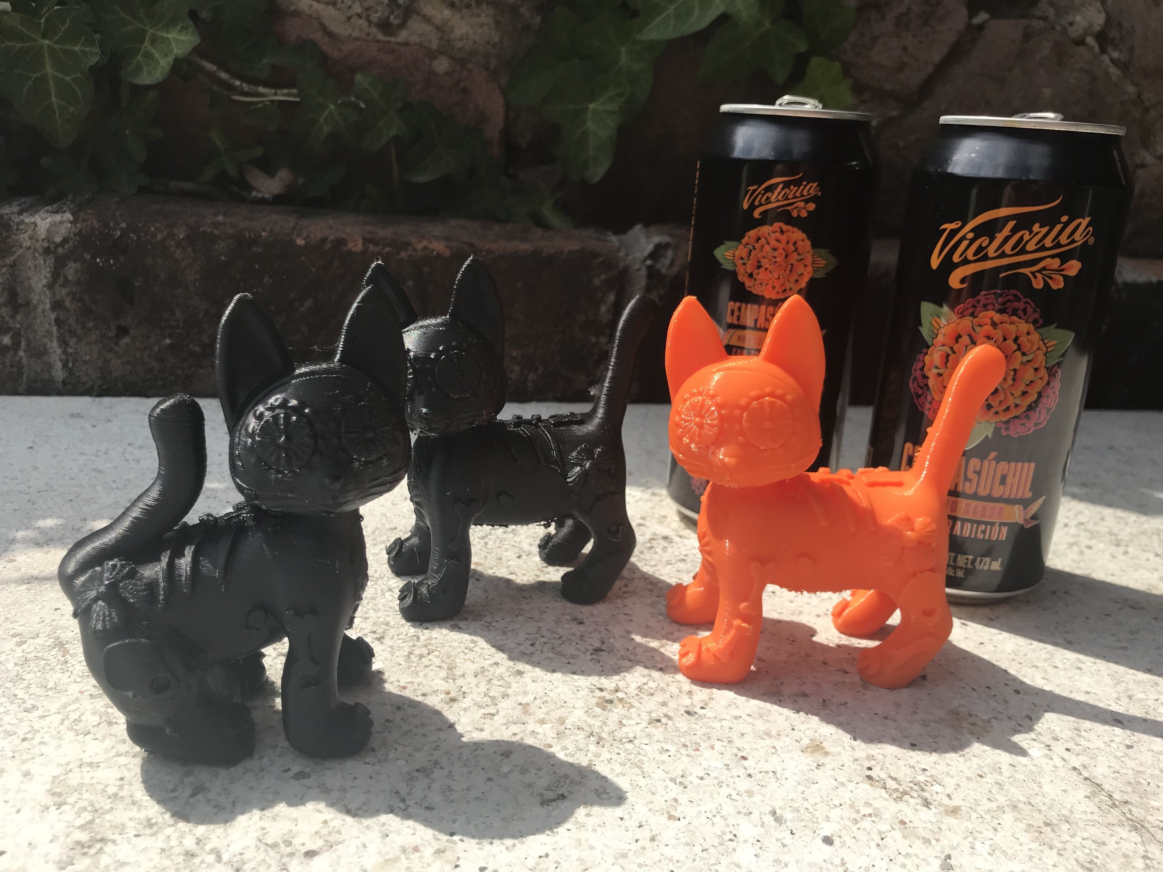Day of the Dead Cats 3D print model_42