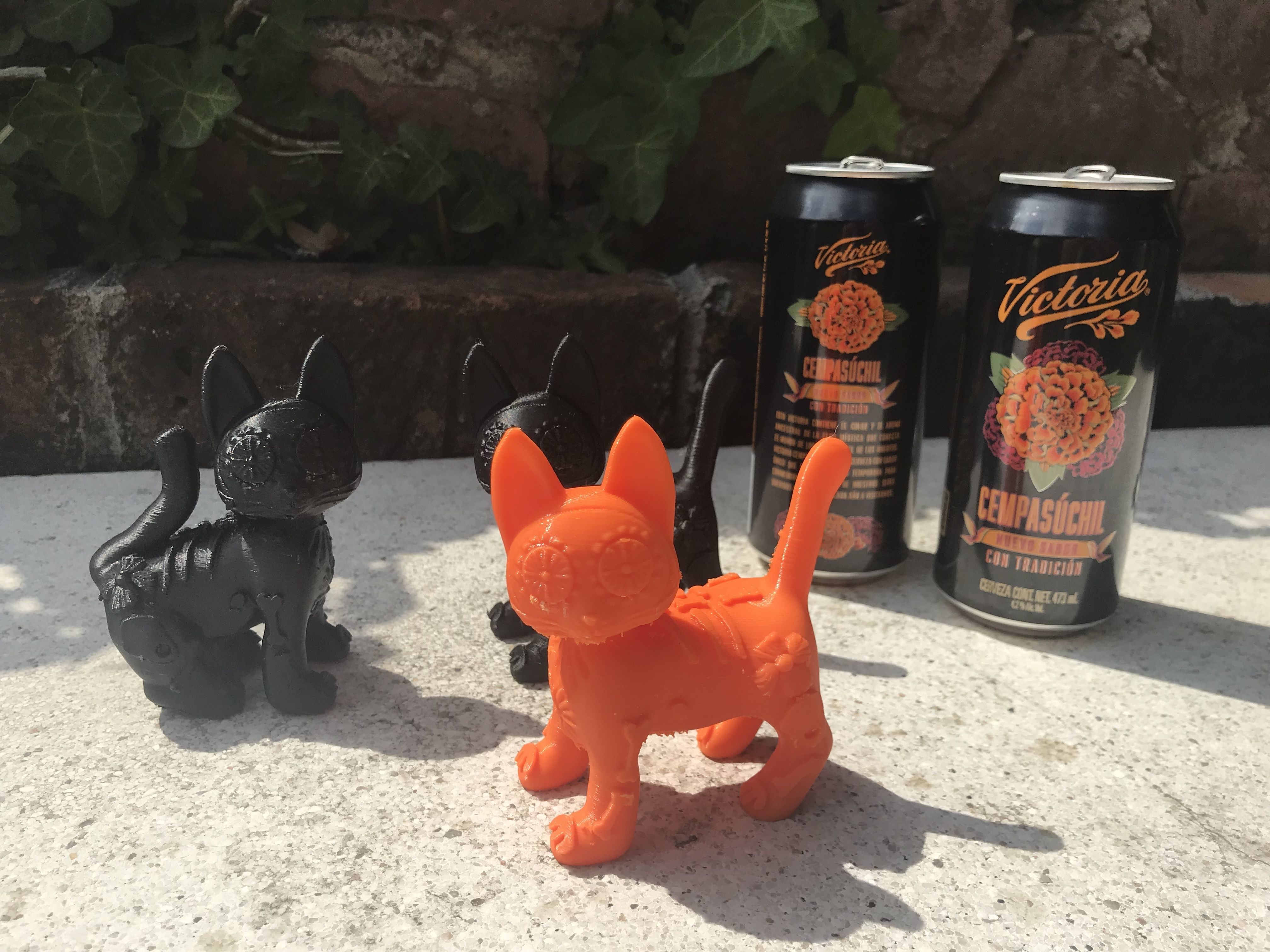 Day of the Dead Cats 3D print model_40