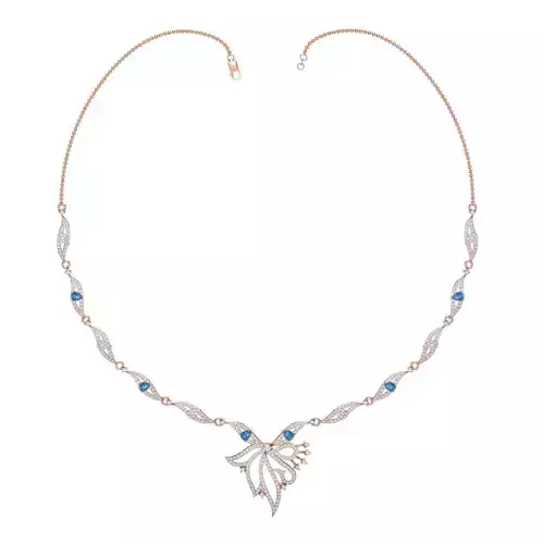 Women necklace-earrings set 3dm stl render detail 3D print model