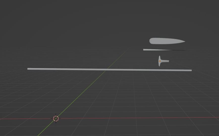 Medieval style long boar spear Free low-poly 3D model_6