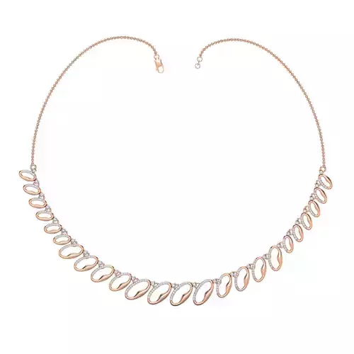 Women necklace-earrings set 3dm stl render detail 3D print model
