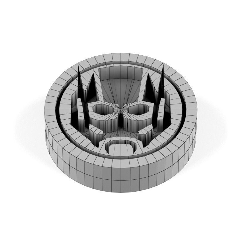 3D Marvel heroes logo for board game and Keychain 06 3D print model_4