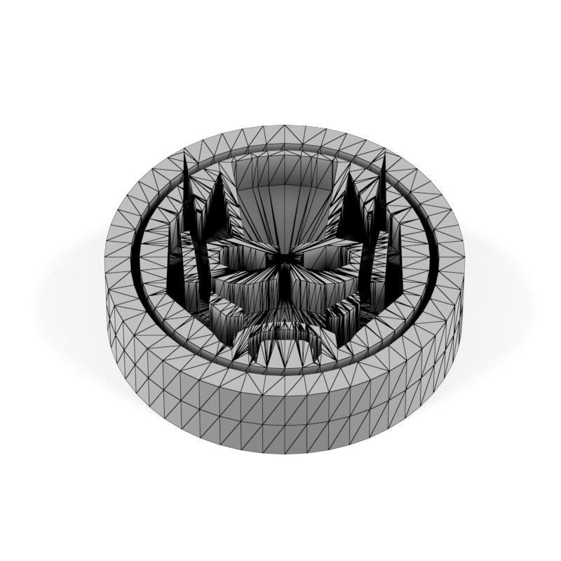 3D Marvel heroes logo for board game and Keychain 06 3D print model_2