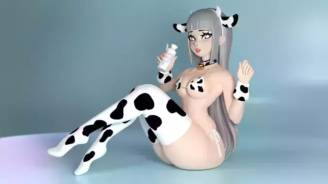 Tyrell Milk Figure Cowgirl