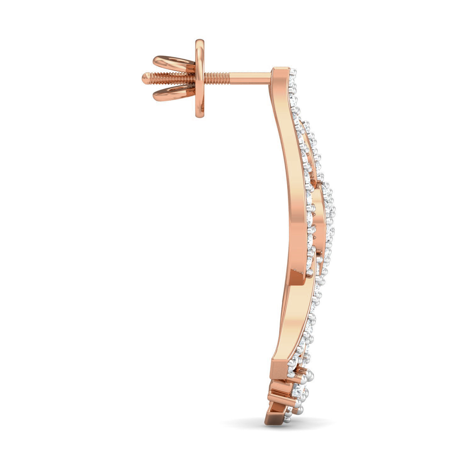 Women necklace-earrings set 3dm stl render detail 3D print model_3