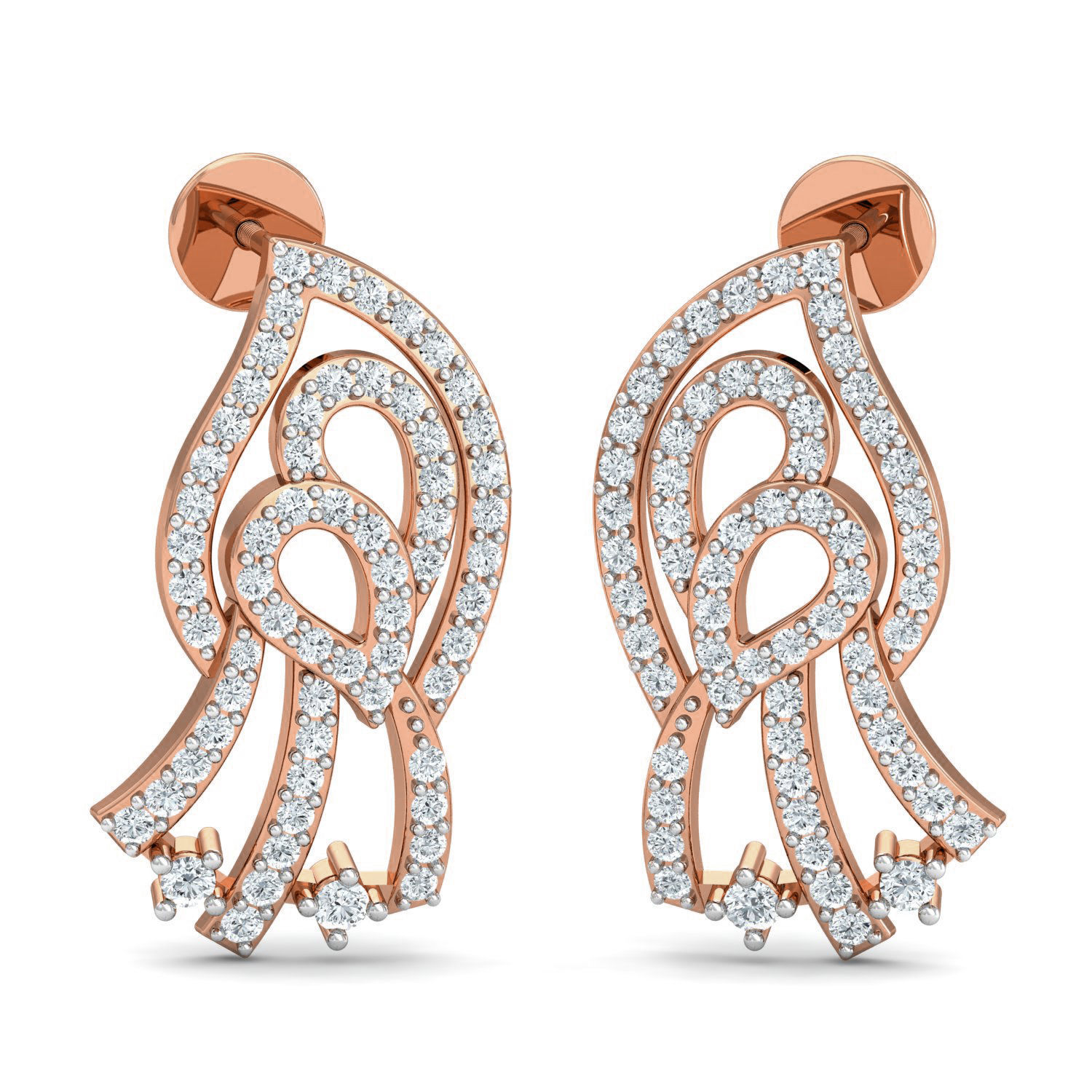 Women necklace-earrings set 3dm stl render detail 3D print model_1