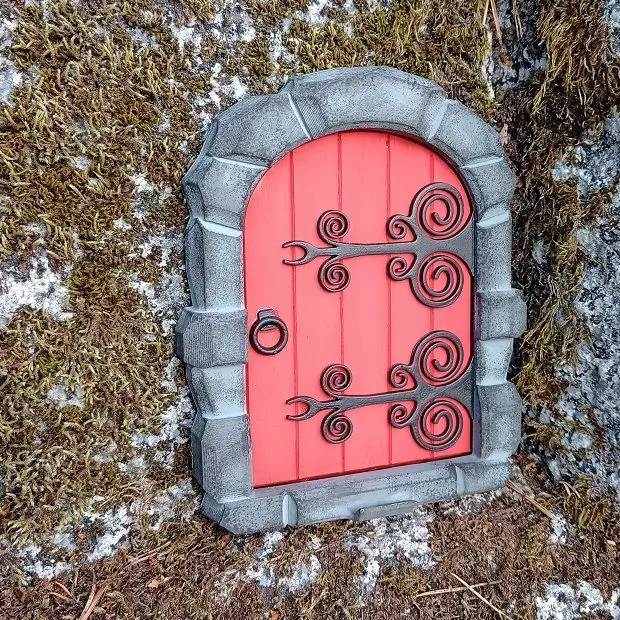 Pixie christmas door 3D print model_0