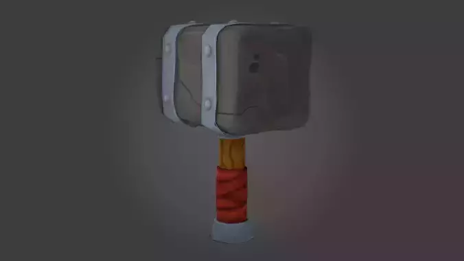 Stylized Hammer Game Asset