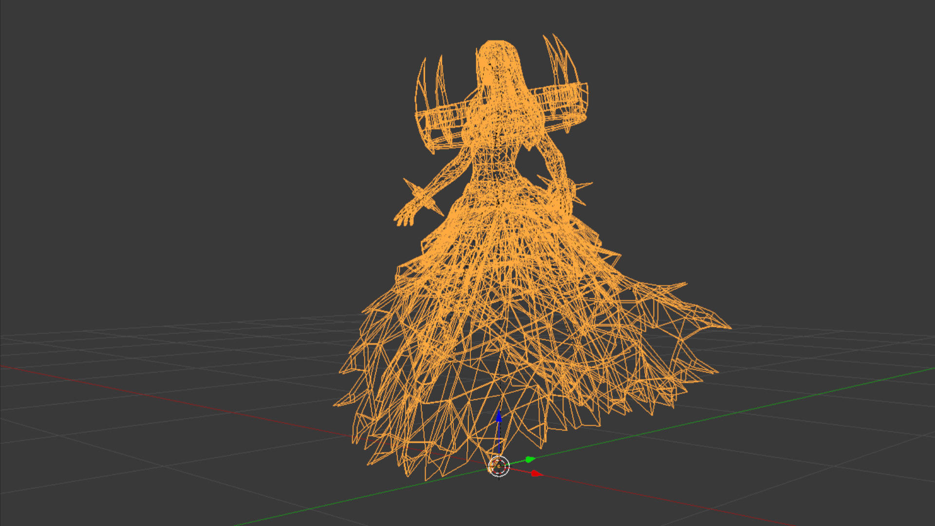 Elizabeth Female Low-poly 3D model_5