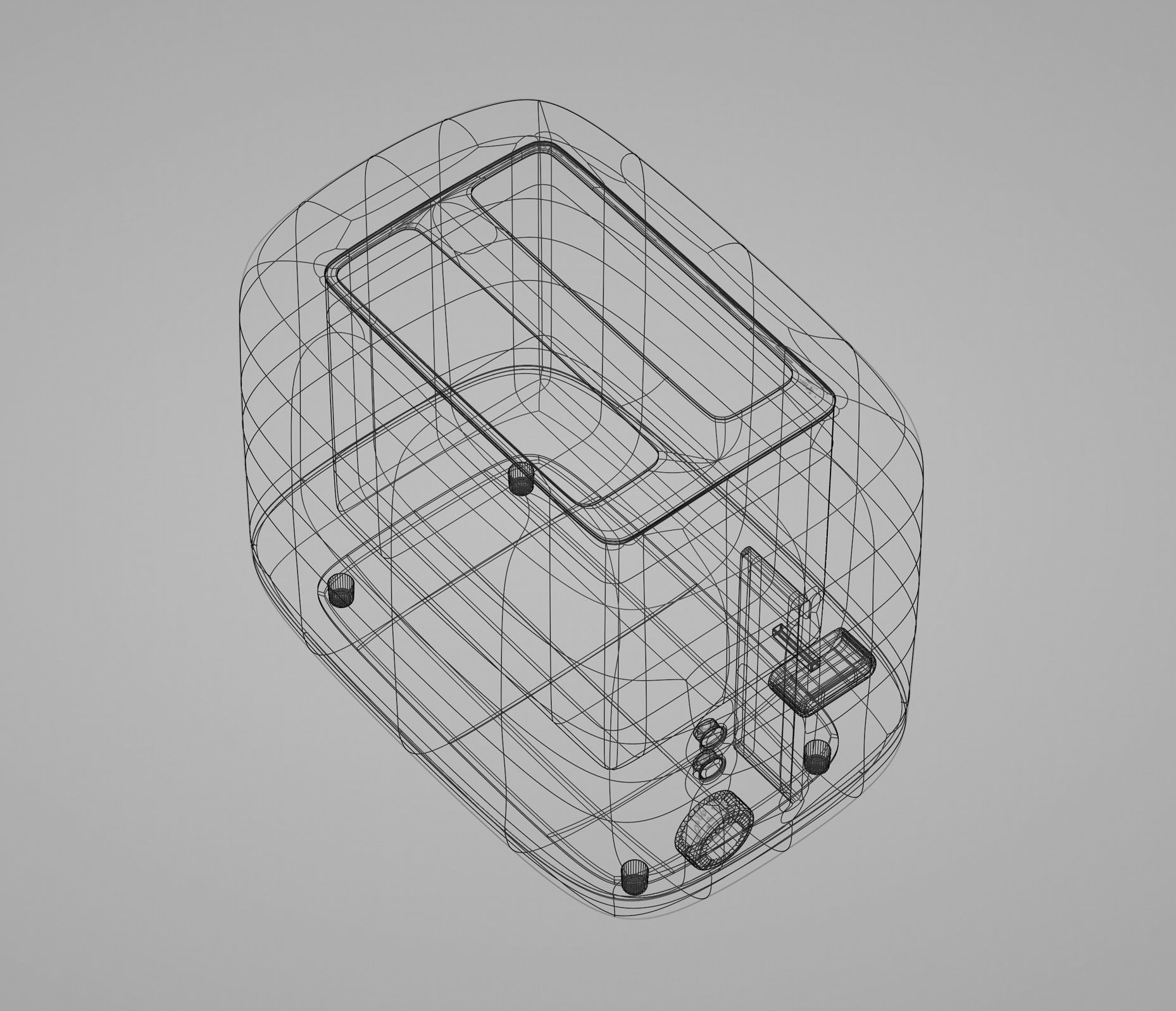 Muji Toaster 3D model_5