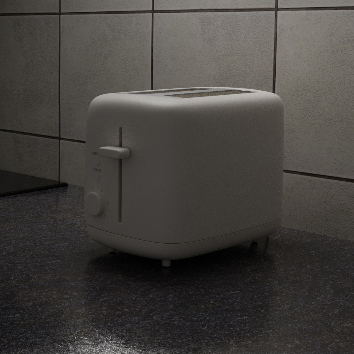 Muji Toaster 3D model_2