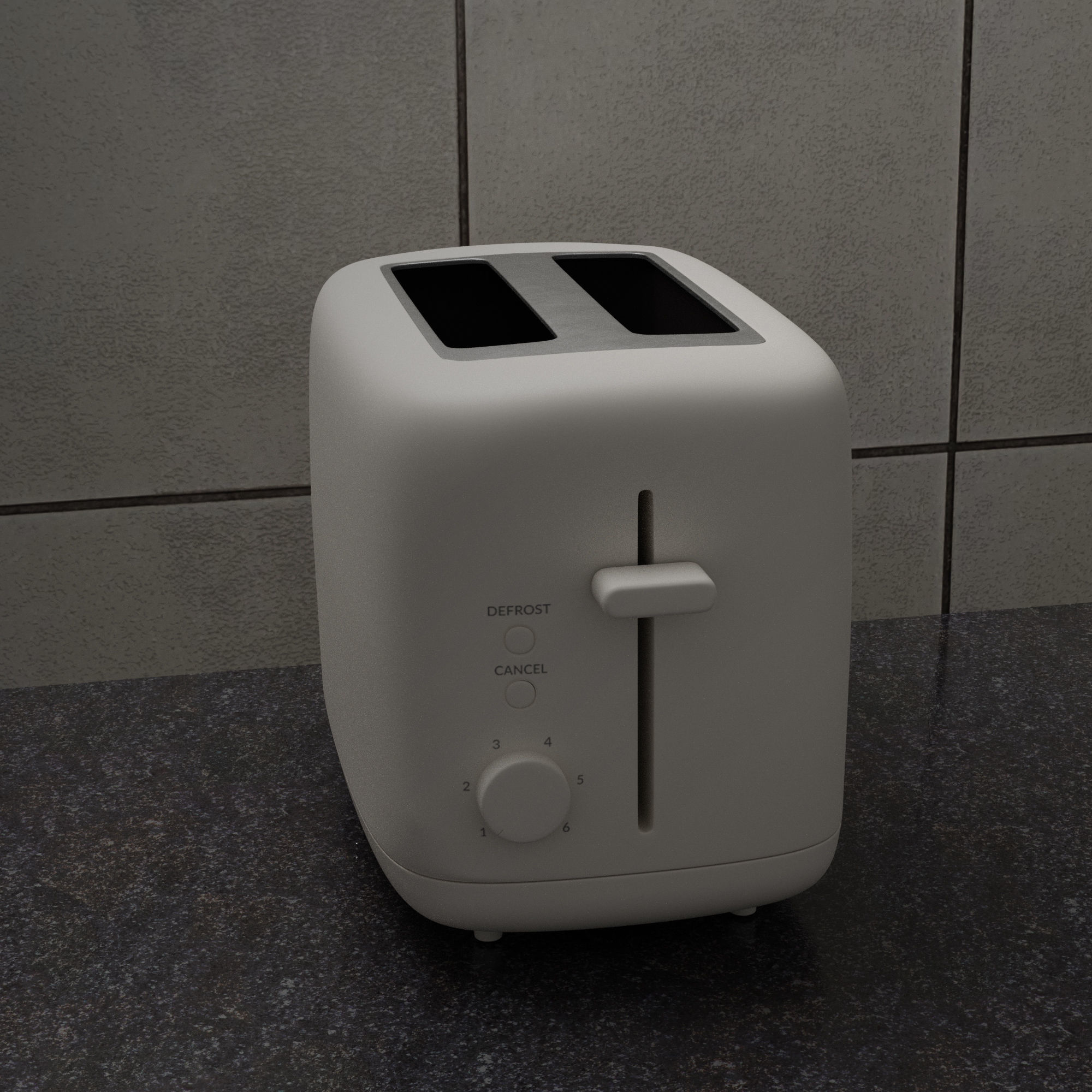 Muji Toaster 3D model_3