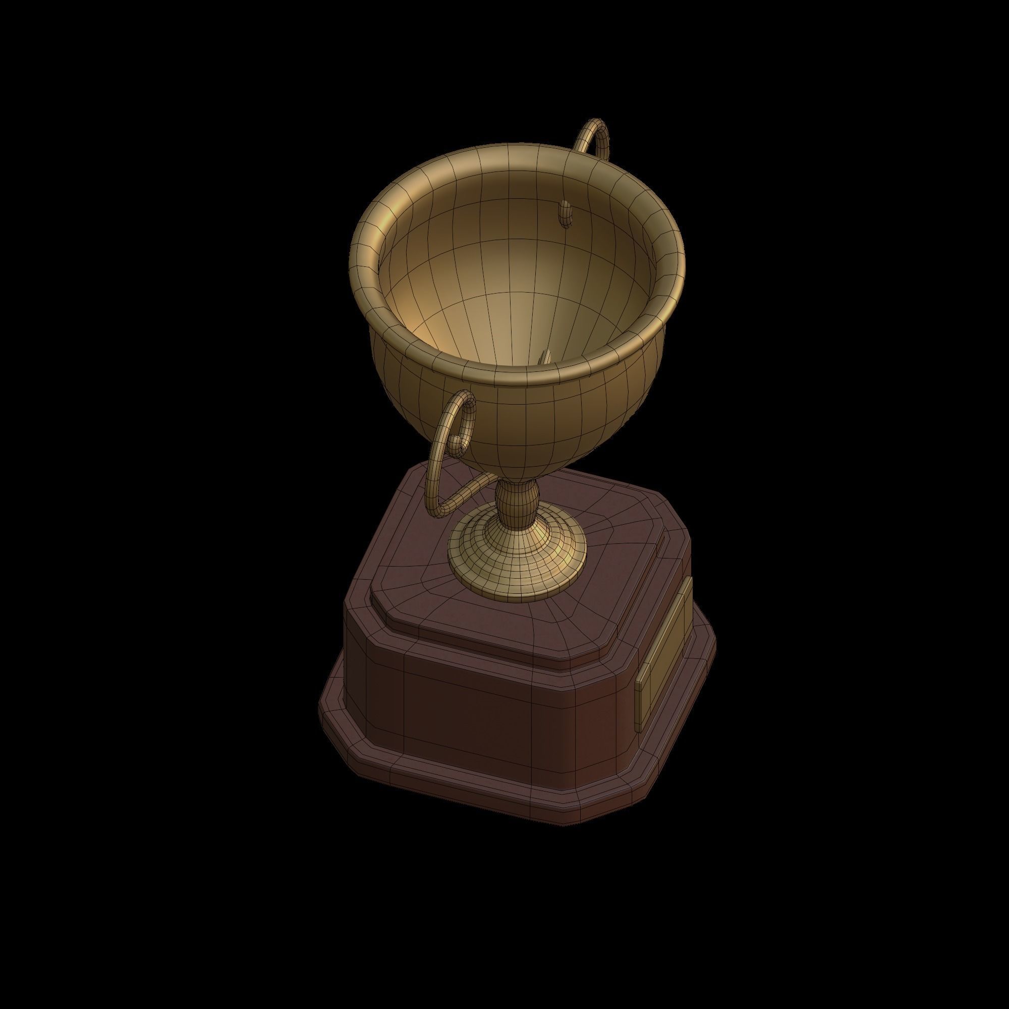 Trophy - stylized icon 3D model_8