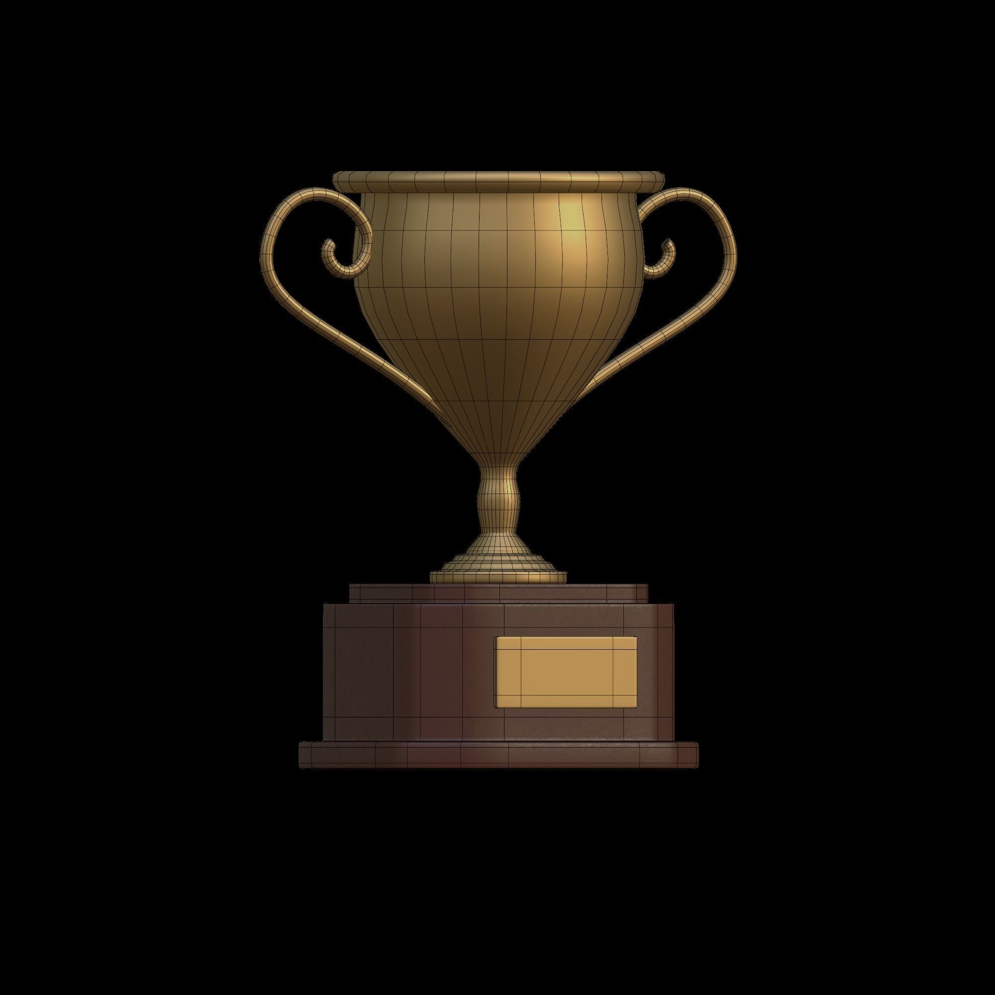 Trophy - stylized icon 3D model_11