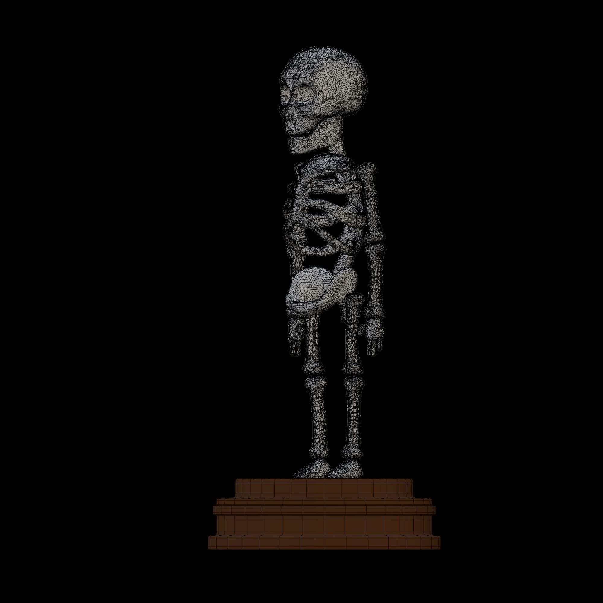 Skeleton - stylized icon 3D model_8