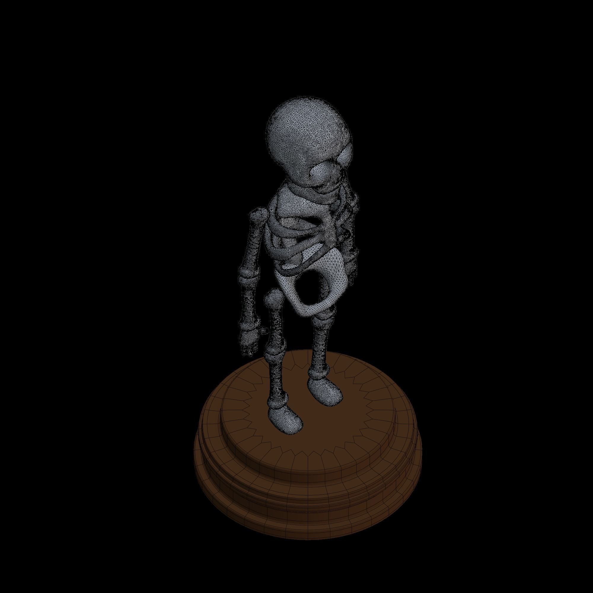 Skeleton - stylized icon 3D model_10