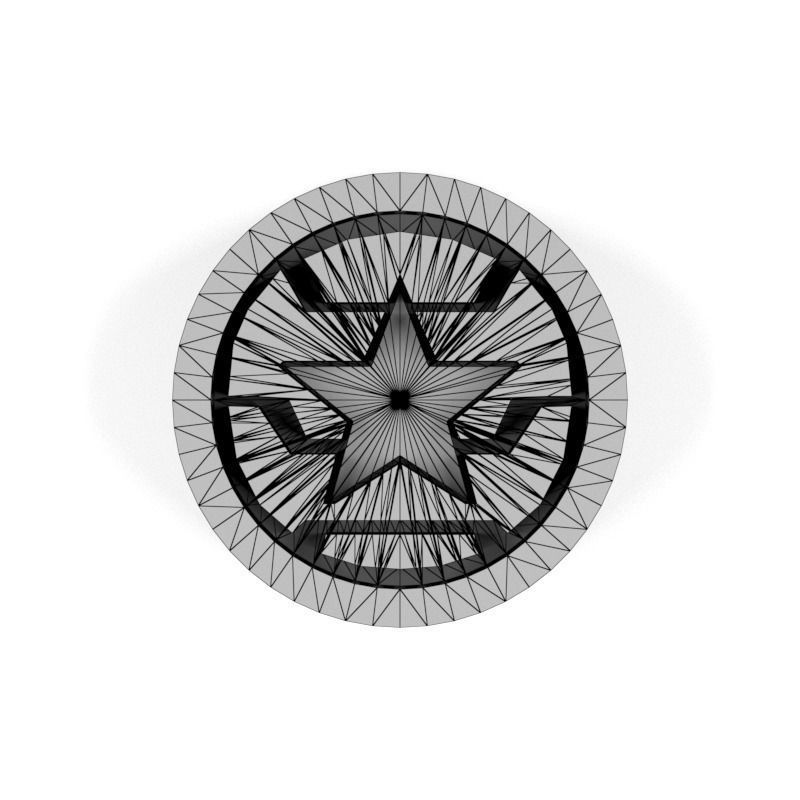 3D Marvel heroes logo for board game and Keychain 07 3D print model_3