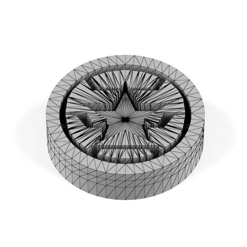 3D Marvel heroes logo for board game and Keychain 07 3D print model_2