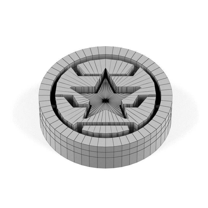 3D Marvel heroes logo for board game and Keychain 07 3D print model_4