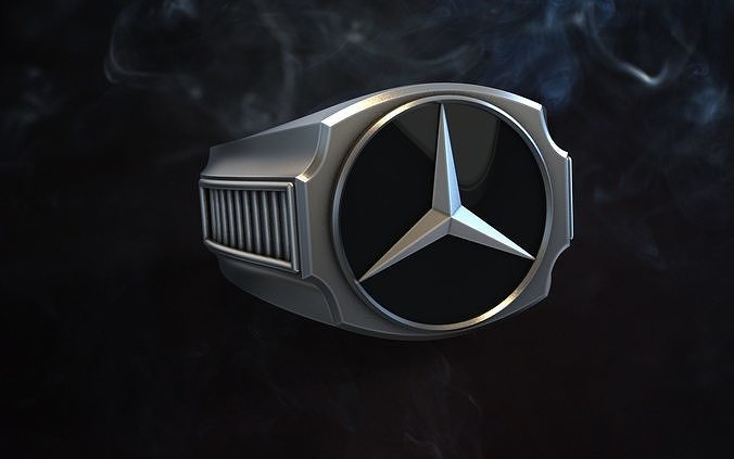 ring Mercedes 3D print model