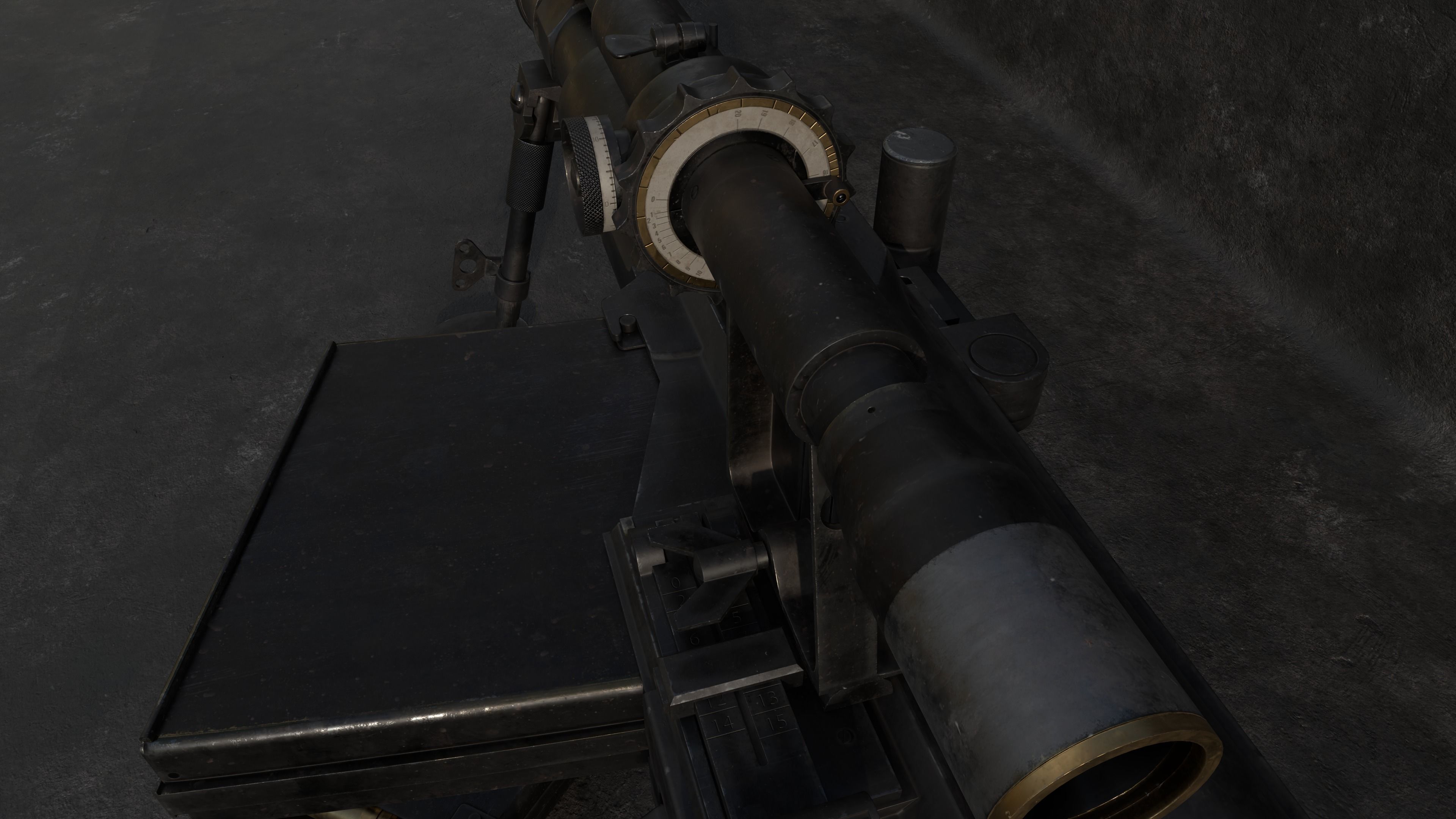 36M antitank rifle Low-poly 3D model_4