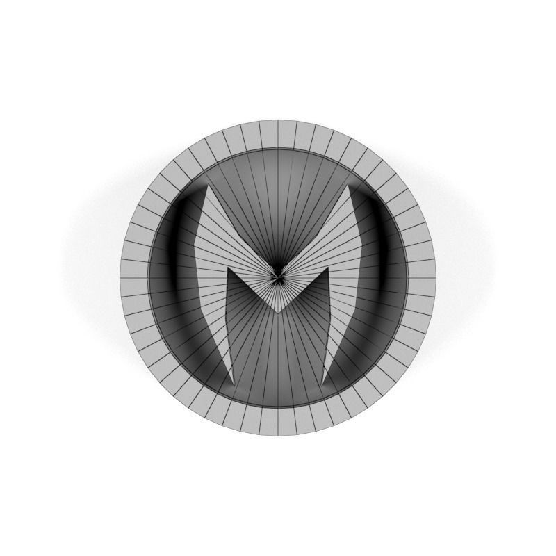 3D Marvel heroes logo for board game and Keychain 13 3D print model_5