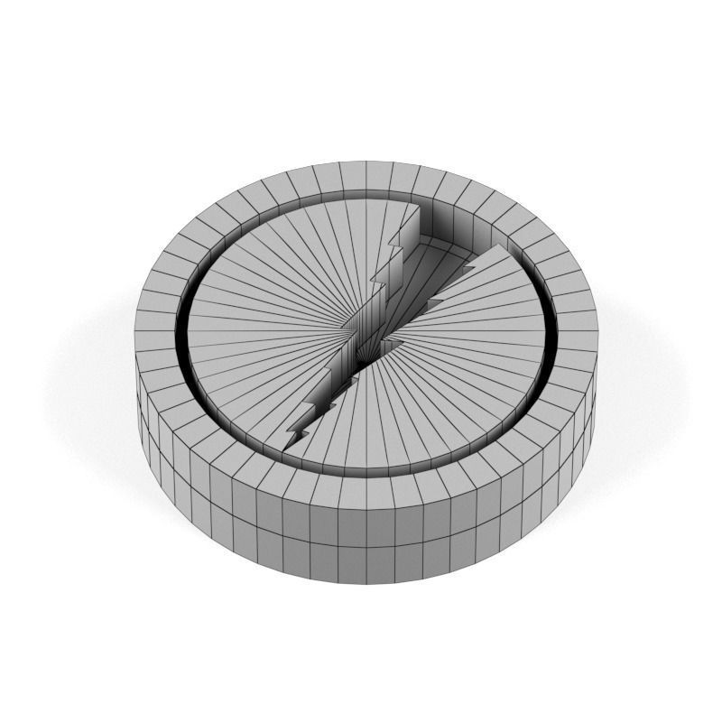 3D Marvel heroes logo for board game and Keychain 14 3D print model_4