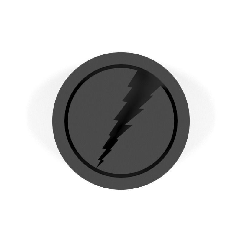 3D Marvel heroes logo for board game and Keychain 14 3D print model_1