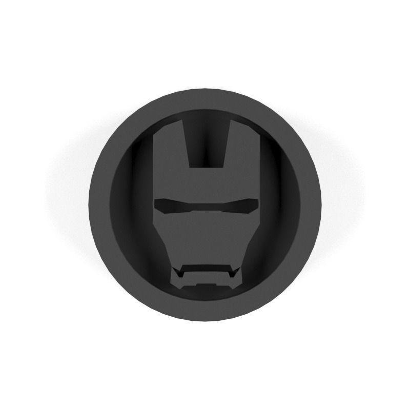 3D Marvel heroes logo for board game and Keychain 15 3D print model_1