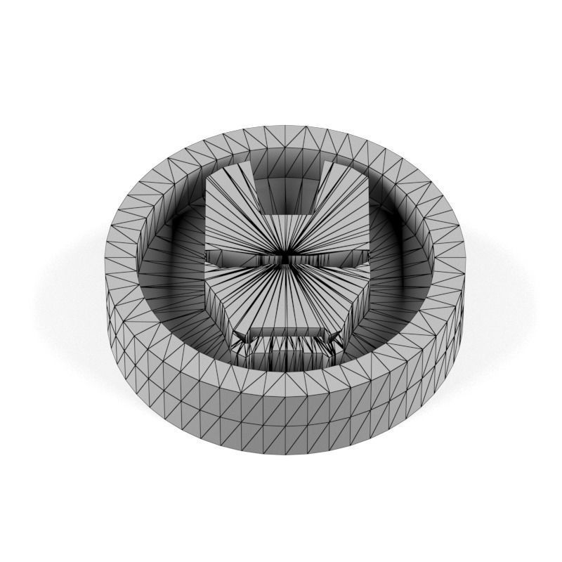 3D Marvel heroes logo for board game and Keychain 15 3D print model_2