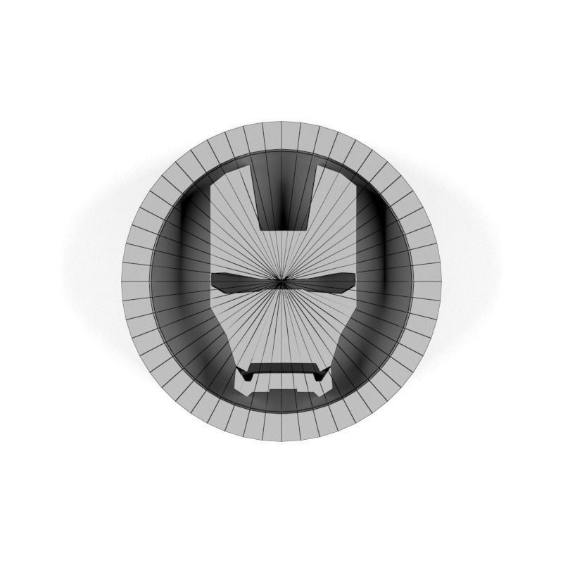 3D Marvel heroes logo for board game and Keychain 15 3D print model_5